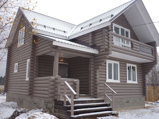 Альбом Дома из оцилиндрованного бревна - Фотография 12