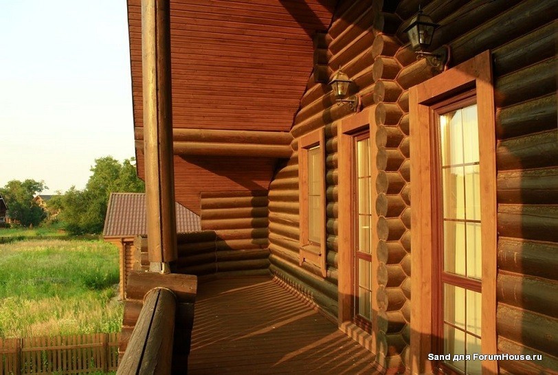 Альбом Дома из оцилиндрованного бревна - Фотография 55