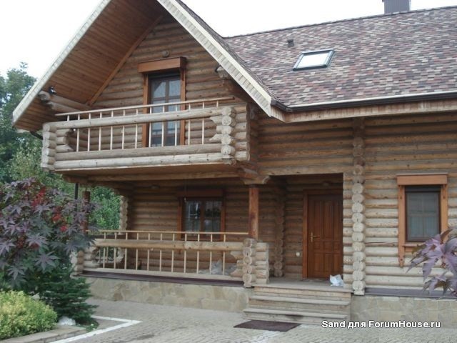 Альбом Дома из оцилиндрованного бревна - Фотография 56